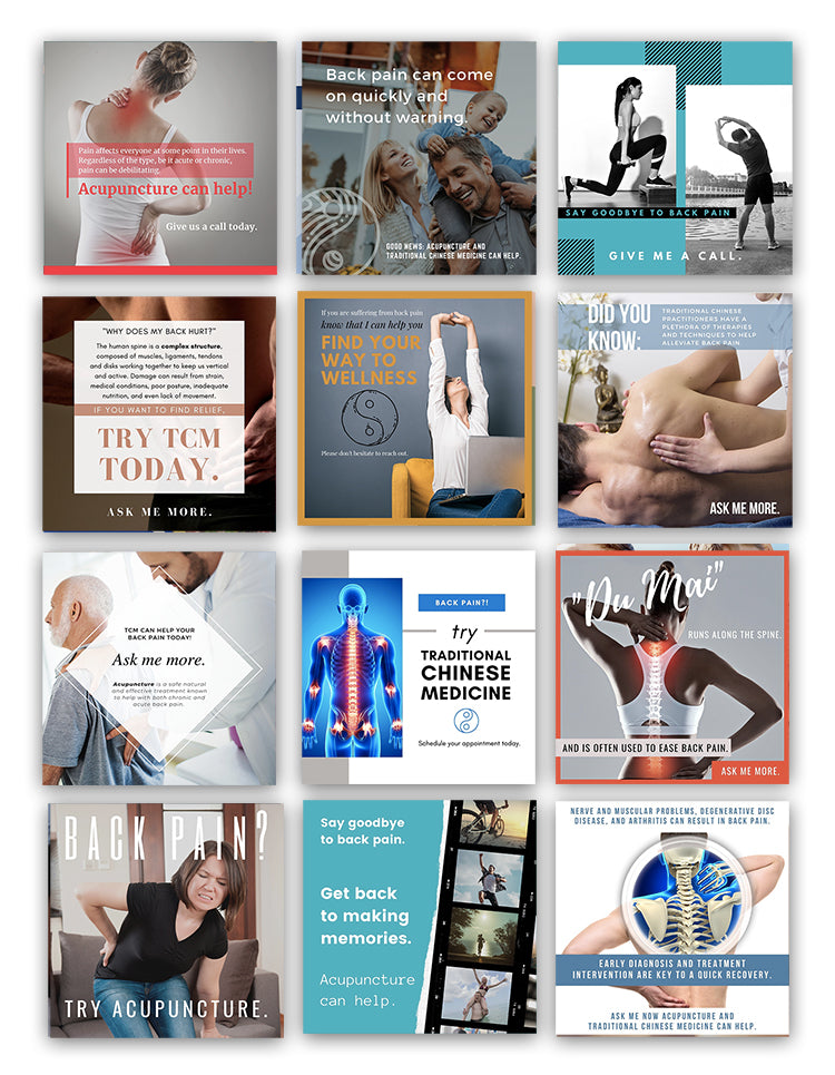 Social Media Bundle: Back Pain