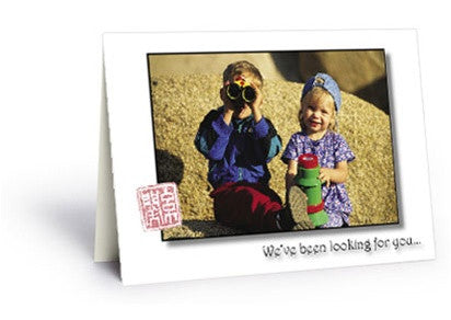 We've Been Looking for You Postcard