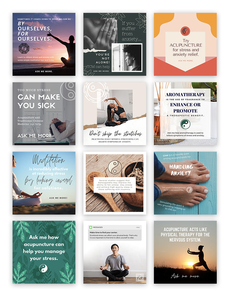 Social Media Bundle: Stress & Anxiety