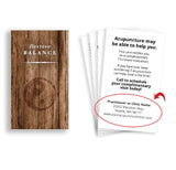 Call-to-Action Cards - Wood Yin Yang