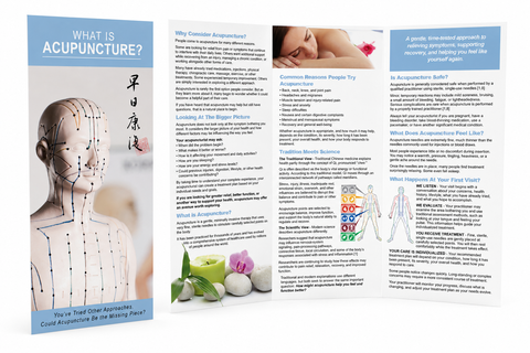 What is Acupuncture Brochure (Pre-order)