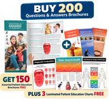 Questions & Answers - Acupuncture Brochure (Pre-order - 200 + 150 Free Brochures + Laminated Charts)