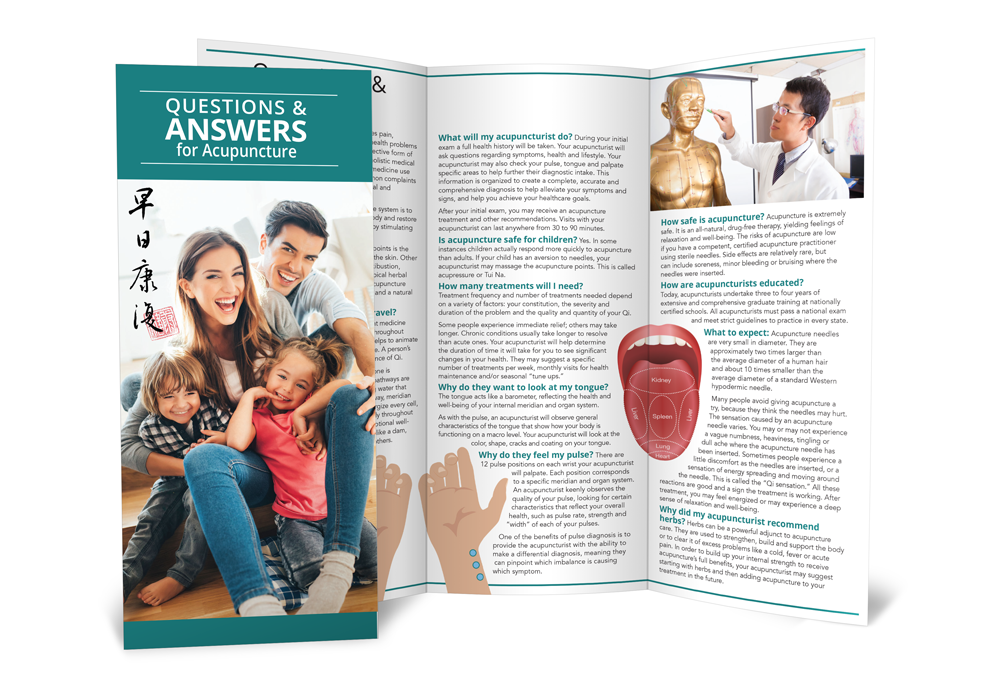 Acupuncture Questions & Answers - Acupuncture Brochures