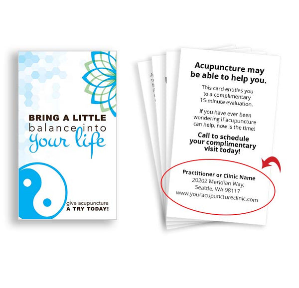 Call-to-Action Cards - Balance Qi – Acupuncture Media Works
