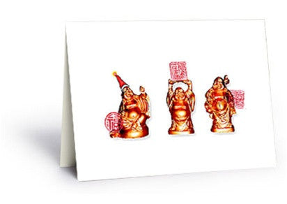 Holiday Buddha Postcard