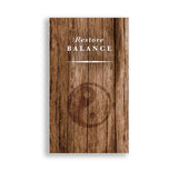 Call-to-Action Cards - Wood Yin Yang